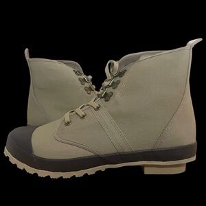 Sz 12 Magellan Outdoor Canvas Wading Boots Sheepskin | Dual Width | Waterproof